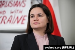 Liderka beloruske opozicije Svetlana Tihanovskaja u egzilu, Vilnjus, LItvanija, 6. novembar 2023.