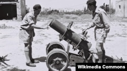 Саморобна артилерія єврейської воєнізованої організації «Хагана», 1948 рік