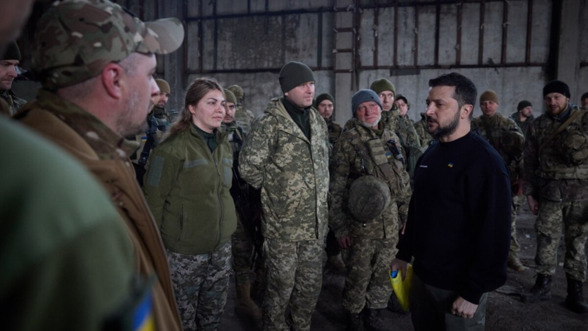 Зеленський відвідав позиції військових на Бахмутському напрямку – ОП