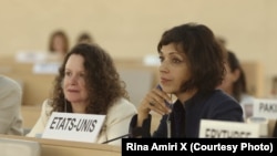رینا امیری نمایندۀ ویژه آمریکا در امور حقوق بشر، دختران و زنان افغان