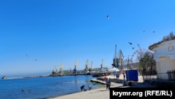 Порт у окупованій Феодосії, 2023 рік