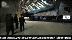 Мобільна установка для запуску «Шахедів». У контейнері – 5 баражуючих боєприпасів