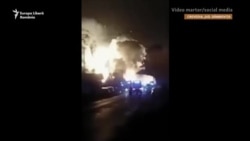 Explozii la o stație GPL din Crevedia/Dâmbovița. Doi morți și 57 de răniți