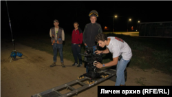  Мартин Малинов по време на снимачния развой 