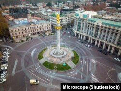 The Courtyard by Marriott Tbilisi (right) on the capital's Freedom Square