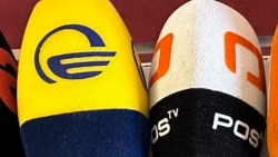 „იმედისა“ და PosTV-ის მიკროფონები.