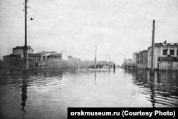 Наводнение в Орске, 1942 год. Фото из архивов Орского краеведческого музея