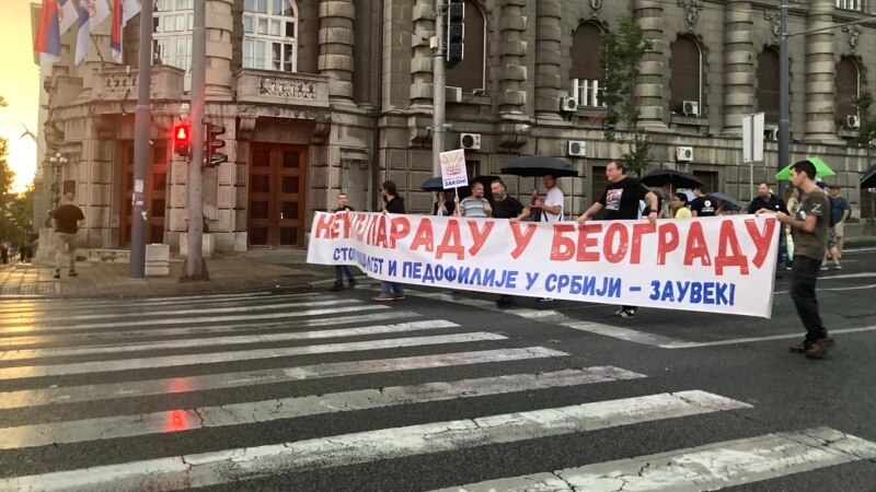 Uoči Prajd nedelje, desničari u Beogradu organizovali anti-LGBT protest