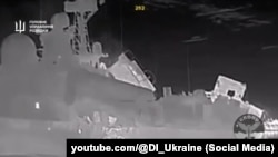 Արտապատկերում Ուկրաինայի ՊՆ հետախուզության գլխավոր վարչության հրապարակած տեսանյութից