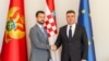 Predsjednici Crne Gore i Hrvatske Jakov Milatović i Zoran Milanović u Zagrebu 4. rujna
