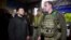 Ukrainian President Volodymyr Zelenskiy visits Ukrainian forces in the Kupyansk region on February 19.