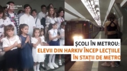 Elevii din Harkov încep anul școlar în stațiile de metrou