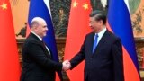Ruski premijer Mihail Mišutsin na sastanku s kineskim predsednikom Si Đinpingom, Peking, 24. maj 2023.