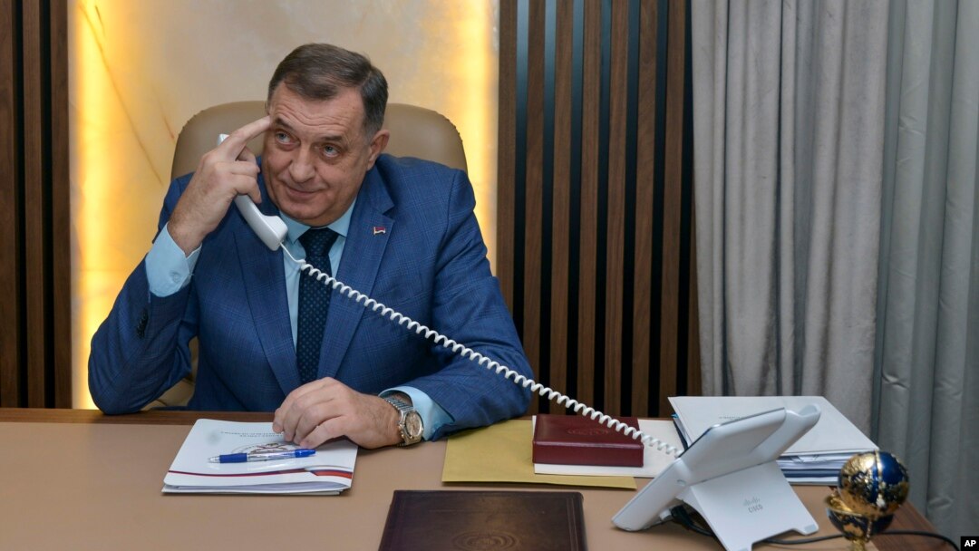 Millorad Dodik, udhëheqës i Republikës Sërpska.