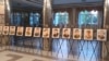 Выставка портретов героев книги "Воины Тувы – потомки "Черной смерти", написанная местным художником Радомиром Балганом. 