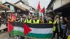 Протестен марш во Сараево за поддршка на палестинскиот народ во Газа