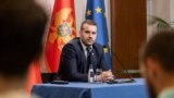 Premijer Milojko Spajić na konferenciji za novinare u Podgorici