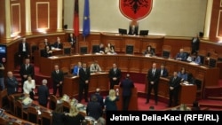 Seanca plenare në Tiranë më 22 shkurt 2024. 