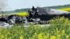 На місці падіння російського бомбардувальника Ту-22М3, Ставропольский край РФ, 19 квітня 2024 року. Фото з телеграм-каналу губернатора краю