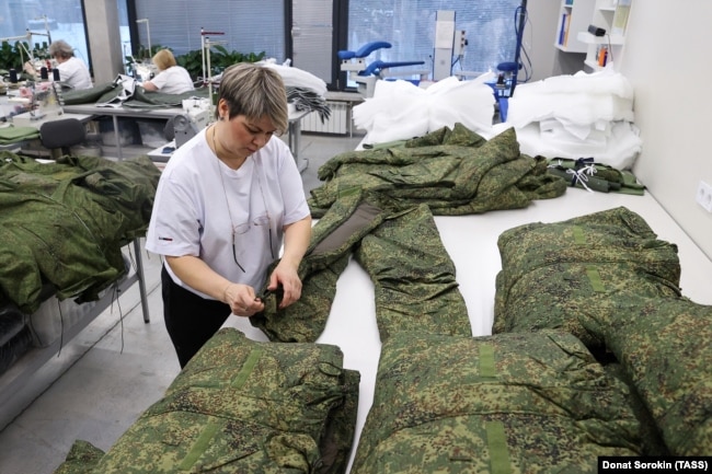 Punëtori qepjeje në Jekaterinburg, 2024