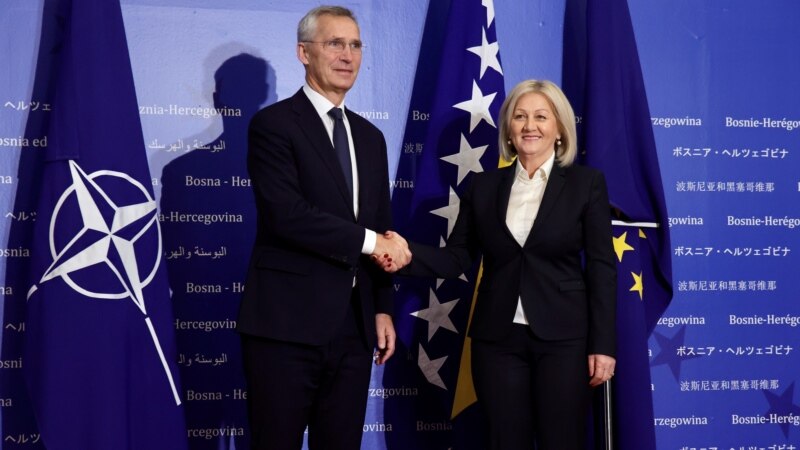NATO Chief Warns Of Russian Influence In Balkans As He Starts Regional Tour