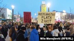 U fokusu Osmomartovskog marša u Beogradu bila su radna prava žena i nasilje nad ženama.