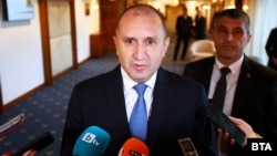Bulgarian President Rumen Radev (file photo)