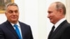 Hungarian Prime Minister Viktor Orban and Russian Prime Minister Vladimir Putin (file photo)