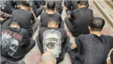 عکس منتشرشده در رسانه‌های نزدیک به حکومت ایران از افراد بازداشت‌شده به اتهام «شیطان‌پرستی»