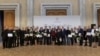 Imagine de la Gala Premiilor Ministerului Culturii pentru anul 2023 care s-a desfășurat, pe 15 ianuarie, la Palatul Republicii.