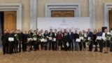 Imagine de la Gala Premiilor Ministerului Culturii pentru anul 2023 care s-a desfășurat, pe 15 ianuarie, la Palatul Republicii.