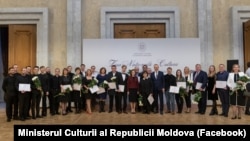 Imagine de la Gala Premiilor Ministerului Culturii pentru anul 2023 care s-a desfășurat, pe 15 ianuarie, la Palatul Republicii.