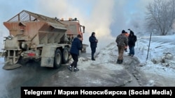 Последствия коммунальной аварии в Новосибирске