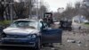 Наслідки одного з попередніх обстрілів Миколаєва, 17 березня 2024 року