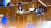 Deputata din Fracțiunea „Partidul Acțiune și Solidaritate”, Veronica Roșca, autoarea amendamentului care va permite organizarea referendumului în aceeași zi cu alegerile.