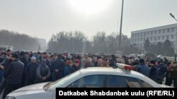 Митинг в Оше. 1 декабря 2023 года. 