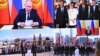 Орусия Кыргызстанда кура турган үч мектептин пайдубалын түптөө салтанаты өттү