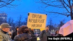 Protest u Beogradu protiv akušerskog nasilja, 19. januar 2024.