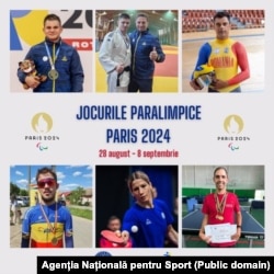 Sportivii care reprezintă România la Jocurile Paralimpice de la Paris.