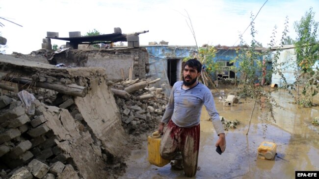 ننګرهار کې د سېلابونو يو انځور