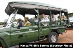 Președintele Klaus Iohannis și soția sa, Carmen, la safari, în Kenya