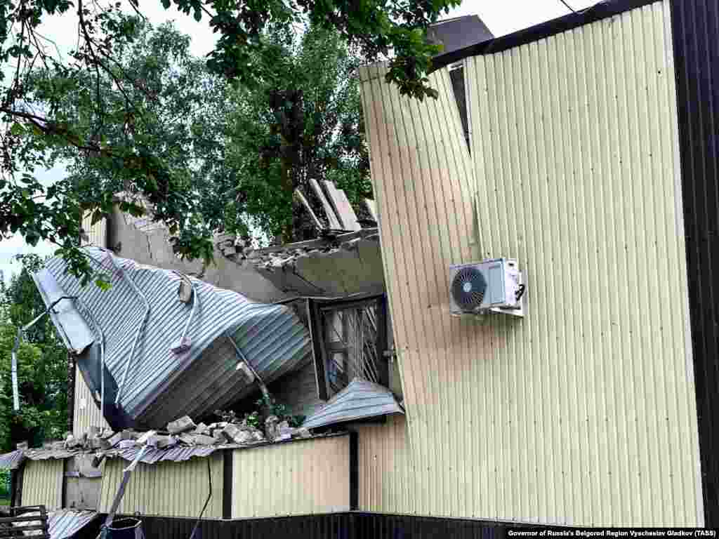 On May 30, a security guard of this building, which Belgorod authorities say was serving as a temporary accommodation facility for internally displaced people, was killed by a rocket strike.&nbsp; White House National Security Council spokesman John Kirby told CNN on May 31 that the White House &quot;has been clear, privately and publicly, with the Ukrainians that we don&#39;t support attacks on Russian soil.&quot;