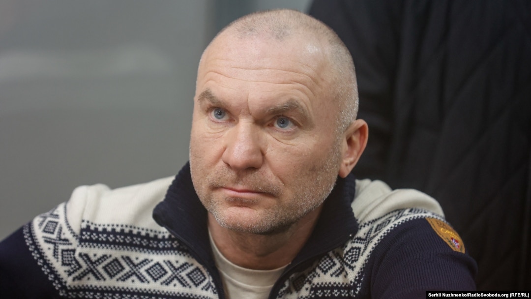 Ukrainian businessman Ihor Mazepa at a Kyiv court on January 19. His brokerage, Concorde Capital, rejected the allegations and called his arrest revenge for his public comments.