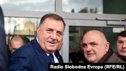 Milorad Dodik ispred Suda Bosne i Hercegovine, 17. januar 2024.