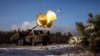 Самохідна гаубиця Archer шведського виробництва 45-ї окремої артилерійської бригади ЗСУ веде вогонь по позиціях армії РФ на Донеччині, 16 грудня 2023 року