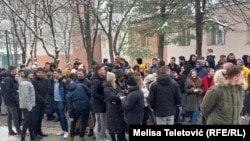 Protesti studenata iz studentskog doma Bjelave, Sarajevo, 23. januara 2024.