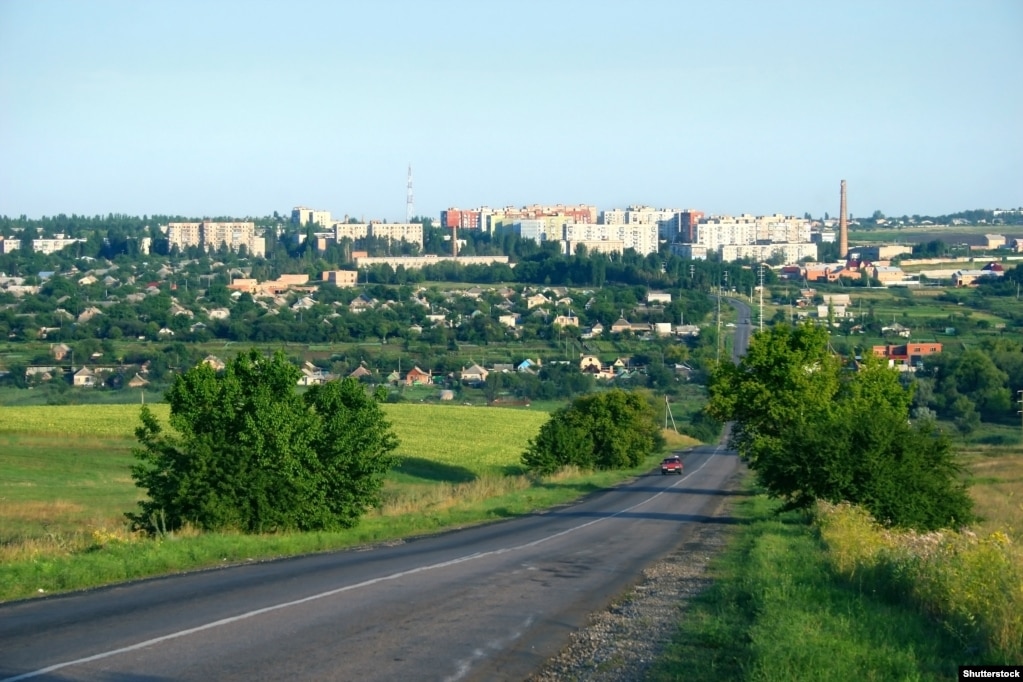 Një foto e Bahmutit pa datë, në rajonin lindor të Ukrainës, Donjeck. Para pushtimit rus të vitit 2022, qyteti ishte shtëpi e rreth 70.000 njerëzve. ​