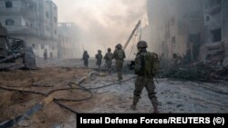 Израильские военные в Газе.