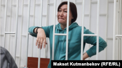 Kyrgyz oppositionist Zarina Torokulova 