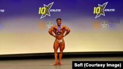 فرهاد صافی قهرمان رقابت های پرورش اندام در فنلند 